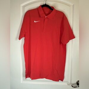 Nike Men's Dry Fit Polo Shirt ~ Coral